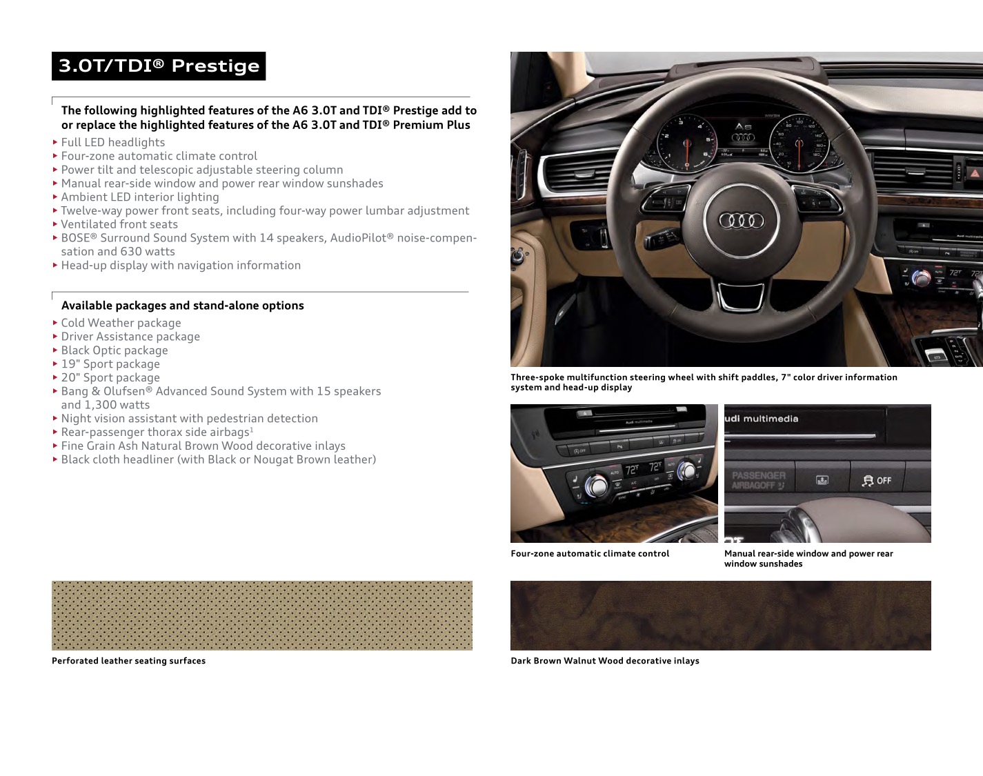 2015 Audi A6 Brochure Page 35